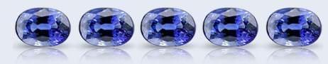  Calibrated Blue Sapphires