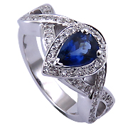 Diamonds & Sapphires Rings