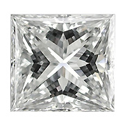 4.01 ct Princess Cut Diamond : I / VS2