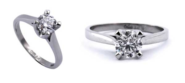 diamond engagement ring angels