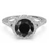 Black Diamond Engagement Ring – Case Study