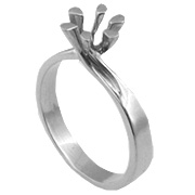 Platinum Solitaire Setting