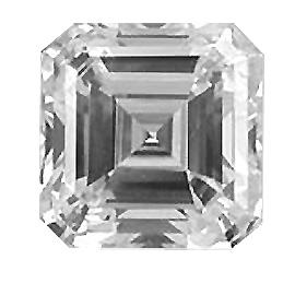 1.50 ct Asscher Cut Diamond : E / VS1
