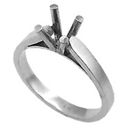 18K White Gold Setting