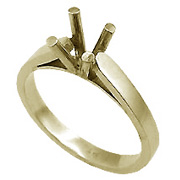 18K Yellow Gold Setting