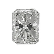 0.87 ct Radiant Diamond : H / SI1