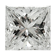 5.28 ct Princess Cut Diamond : F / SI1