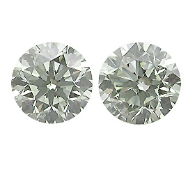 0.87 cttw Pair of Round Diamonds : K / SI1