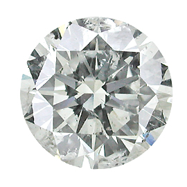 3.06 ct Round Natural Diamond : F / SI3