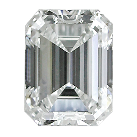 2.02 ct Emerald Cut Diamond : F / VVS2