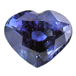 1.94 ct Heart Shape Blue Sapphire : Deep Royal Blue