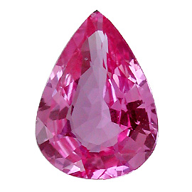 1.52 ct Pear Shape Sapphire : Rich Pink