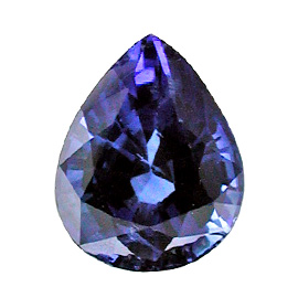1.35 ct Pear Shape Sapphire : Deep Rich Blue