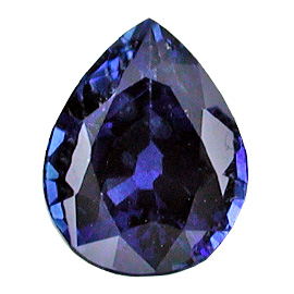 1.38 ct Pear Shape Blue Sapphire : Deep Darkish Blue