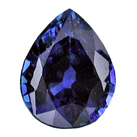1.38 ct Deep Darkish Blue Pear Shape Natural Blue Sapphire