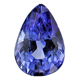 2.76 ct Pear Shape Blue Sapphire : Cornflower Blue