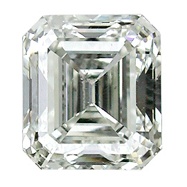1.28 ct Emerald Cut Natural Diamond : J / SI2