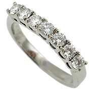 18K White Gold 3/4cttw Diamond Ring