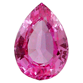 0.92 ct Pear Shape Sapphire : Rich Pink