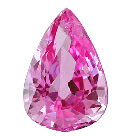 1.00 ct Pear Shape Sapphire : Royal Pink