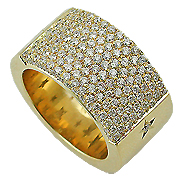 18K Yellow Gold 1.65ct Diamond Ring