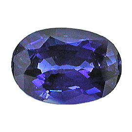 1.10 ct Oval Blue Sapphire : Royal Navy Blue