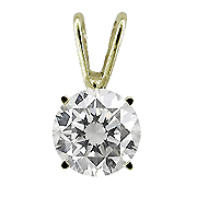 14K Yellow Gold 0.33 ct. Diamond Pendant