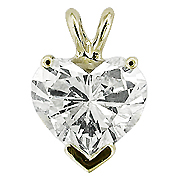 14K Yellow Gold 0.25 ct. Diamond Pendant