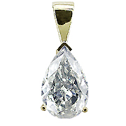 14K Yellow Gold 0.25 ct. Diamond Pendant