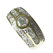 18K Yellow Gold 1.00cttw Diamond Ring