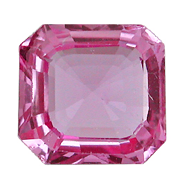 1.14 ct Soft Pink Emerald Cut Natural Sapphire