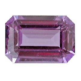 1.27 ct Emerald Cut Sapphire : Rich Purple