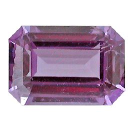 1.28 ct Emerald Cut Sapphire : Fine Purple