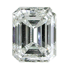 1.51 ct Emerald Cut Natural Diamond : F / SI2
