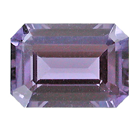 1.23 ct Emerald Cut Sapphire : Fine Purple