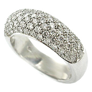 18K White Gold 1.32cttw Diamond Ring