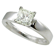 18K White Gold 1.01ct Diamond Ring