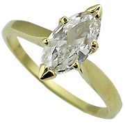 18K Yellow Gold 0.50ct Diamond Ring