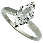 18K White Gold 0.50ct Diamond Ring