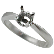 18K White Gold Setting