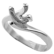 18K White Gold Setting