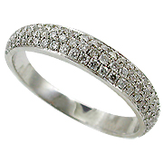 18K White Gold 0.50cttw Diamond Ring