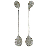 18K White Gold 0.78cttw Diamond Earrings