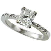 18K White Gold 0.80cttw Diamond Ring