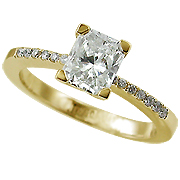 18K Yellow Gold 0.80cttw Diamond Ring