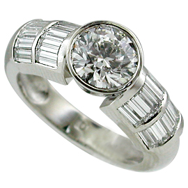 18K White Gold Multi Stone Ring : 2.00 cttw Diamonds