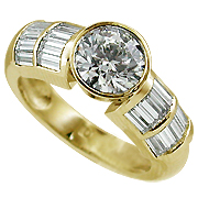 18K Yellow Gold 2.00cttw Diamond Ring