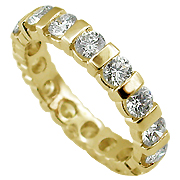 18K Yellow Gold 1.50cttw Diamond Band