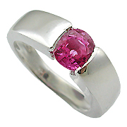 18K White Gold 0.50ct Sapphire Ring