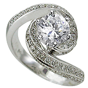 18K White Gold 2.00cttw Diamond Ring